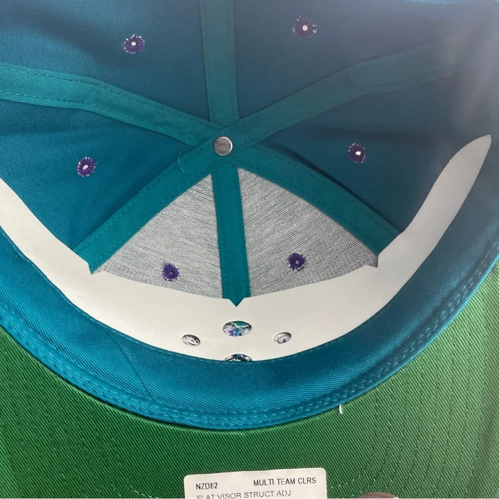 Charlotte Hornets NBA Hardwood Classics Snapback Hat Cap Adidas One Size New